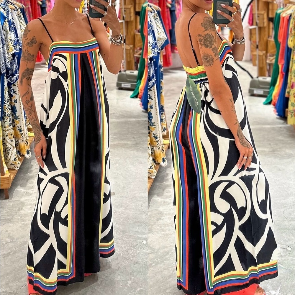 FARM Rio Multicolor Toucan Jumpsuit Size S - Picture 6 of 12